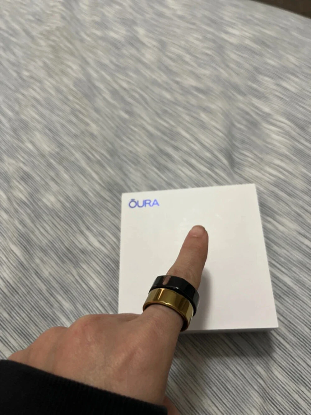 Brand new in box Oura Gen3 heritage black size US11 set